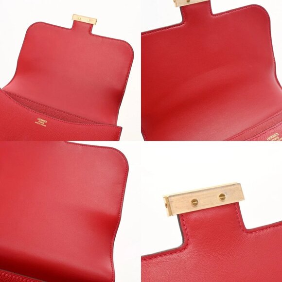 HERMES Constance 3 24 Rouge casaque shoulder bag - Picture 8 of 10